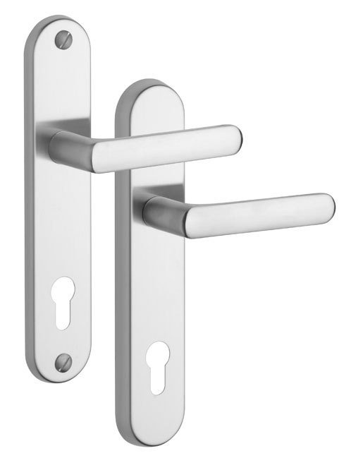 Kování bezpečnostní 807/O EXCLUSIVE klika/klika 72 mm vložka chrom nerez 0100 (R 80772OCR) - Kliky, okenní a dveřní kování, panty Kování dveřní Kování dveřní bezpečnostní